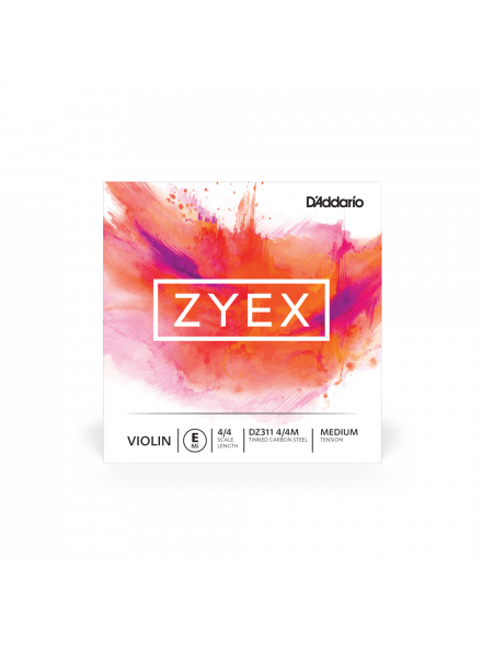 Струна D’Addario Zyex E 4/4 Medium Tension для скрипки 0