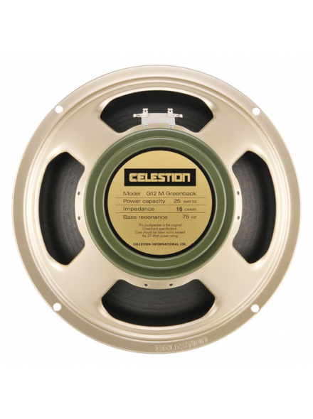 Гітарний динамік CELESTION G12M Greenback (16Ω) 12" 0