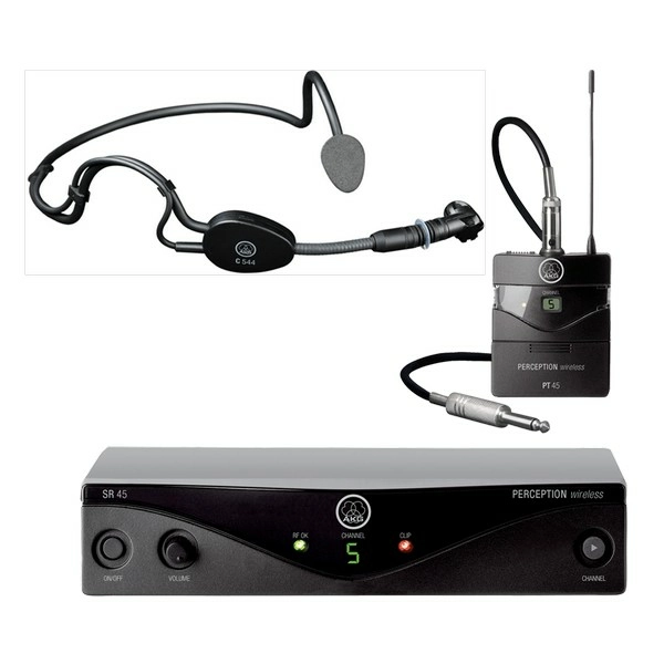 Радіосистема AKG Perception45SportsSet A з наголовним мікрофоном 0