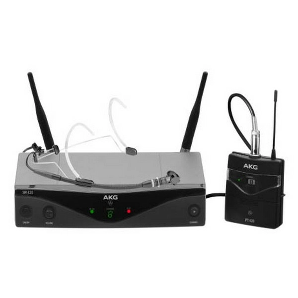 Радіосистема з наголовним мікрофоном AKG WMS420 Headworn Set Band A 0