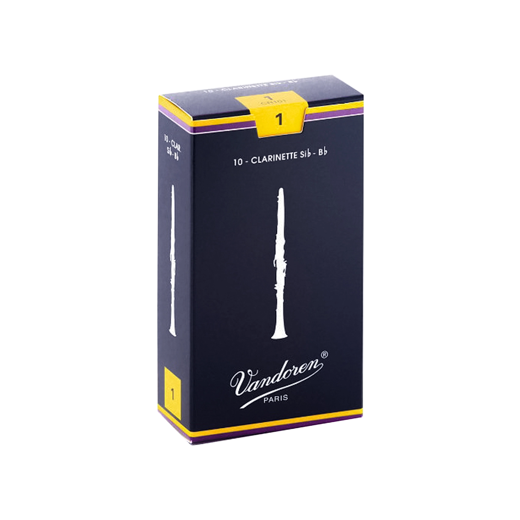 Тростини для кларнета Bb (Сі бемоль) Vandoren Traditional CR101 (жорсткість №1) 0