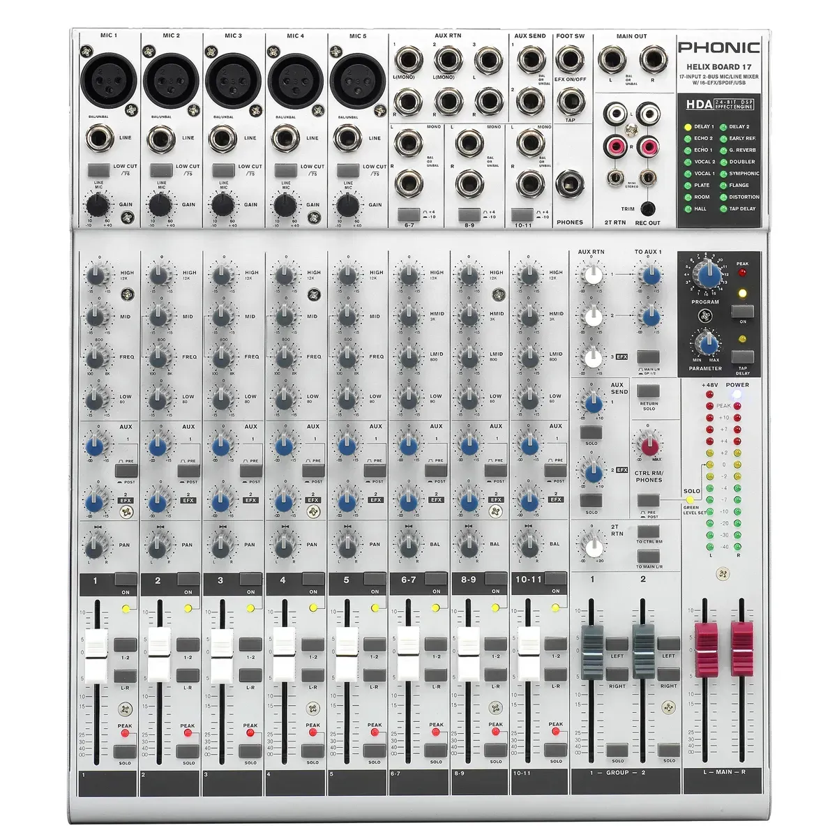 Мікшерний пульт PHONIC HelixBoard 17 USB 0