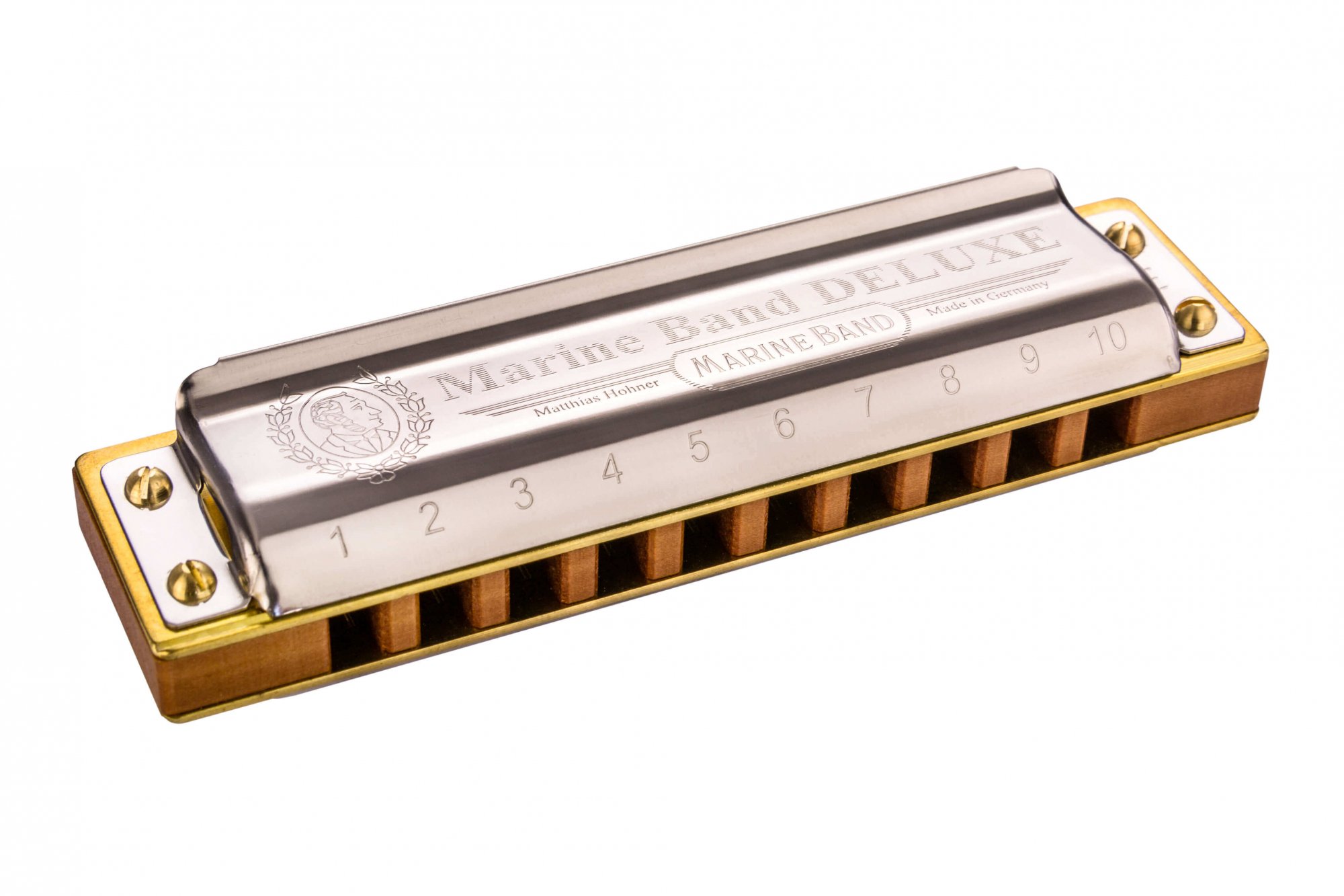 Губна гармошка Hohner Marine Band Deluxe M200510X A-major (10 отворів) 0