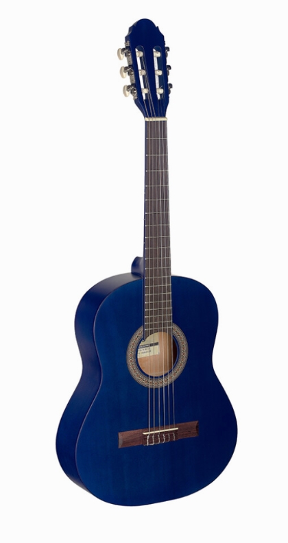 Класична гітара STAGG C430 M BLUE 3/4 (матова, синя) 0