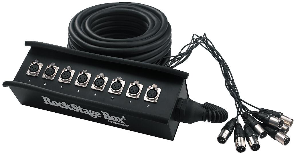 Мультикор ROCKCABLE RCL30900 — 8 каналів XLR, 15 м 0