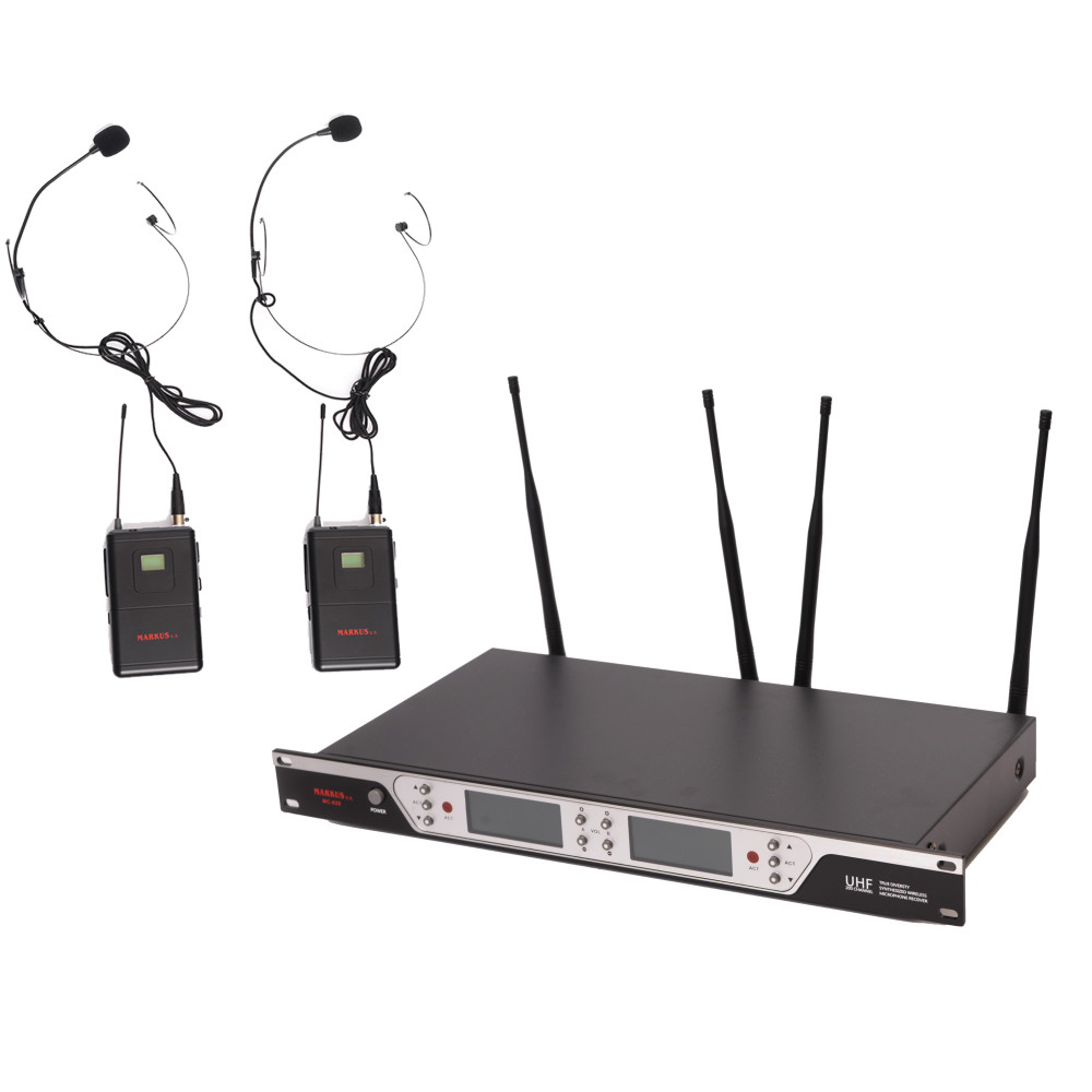 Радіосистема з гарнітурними мікрофонами Markus МС 820 Headset (2 гарнітури, UHF, 200 каналів) 0