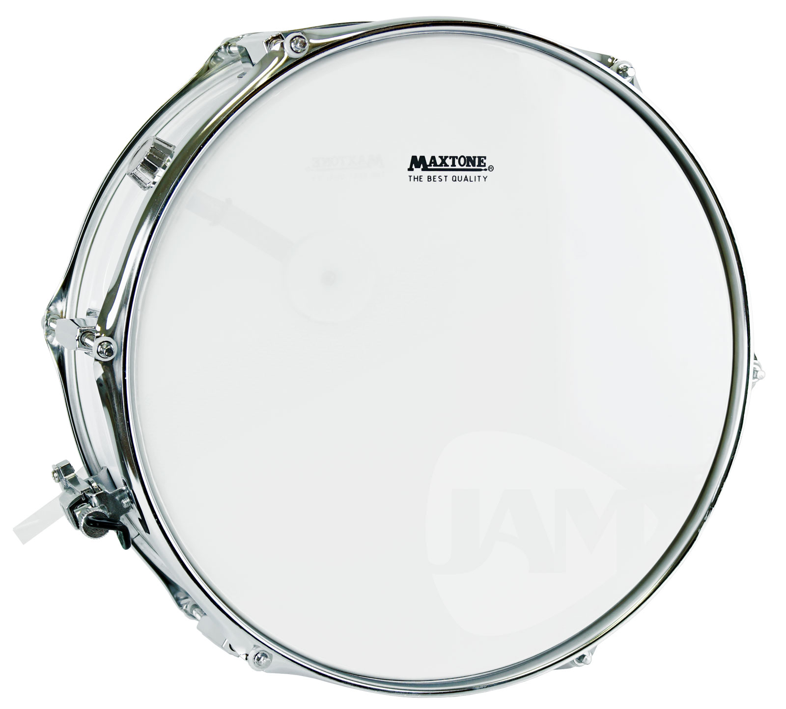 Маршовий малий барабан MAXTONE MSC-145 14"×5.5" (білий, з ременем і паличками) 0