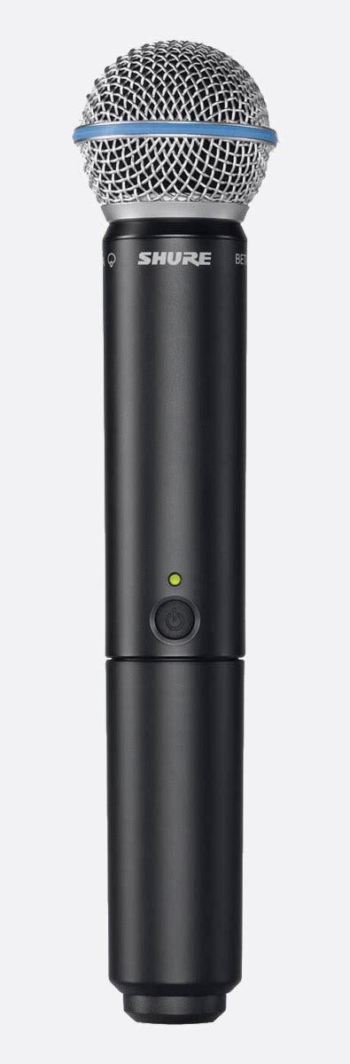 Ручний мікрофон SHURE BLX2/B58=-K3E з капсулем BETA 58A для радіосистем BLX 0