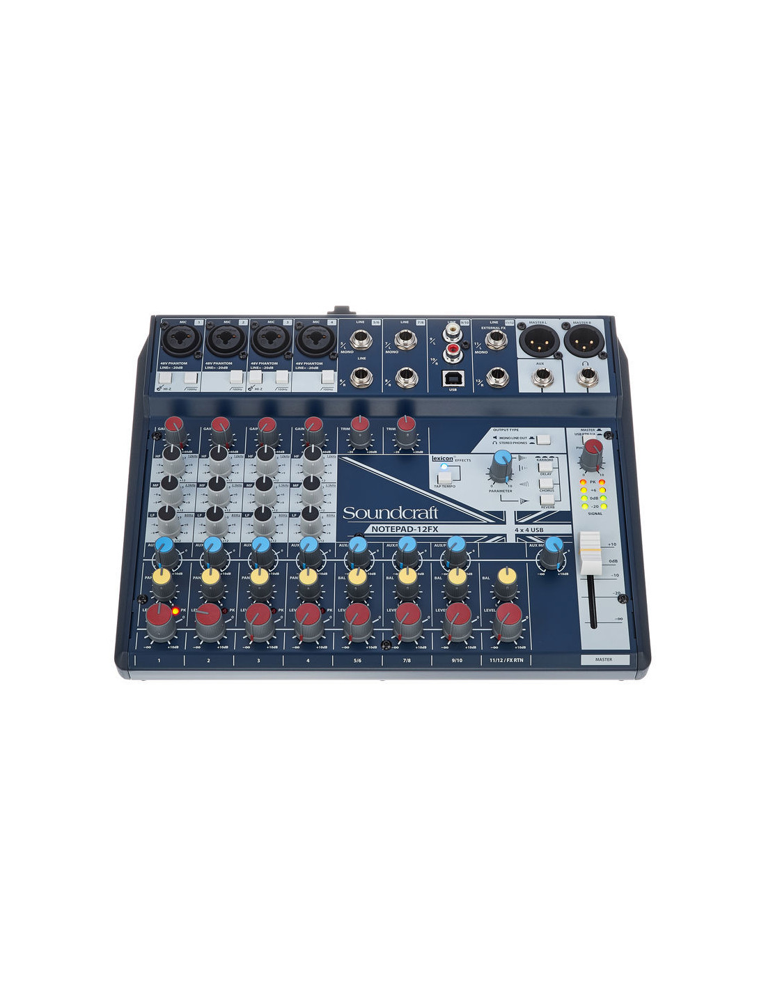 Мікшерний пульт SOUNDCRAFT Notepad-12FX з ефектами Lexicon та USB 0