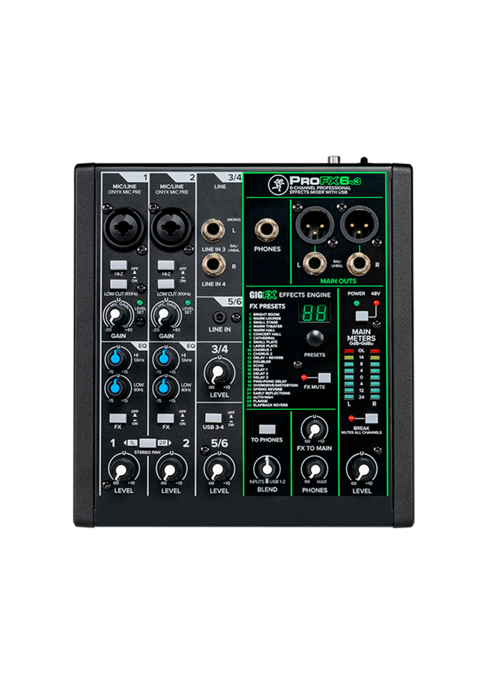 Мікшерний пульт MACKIE PROFX6V3 0