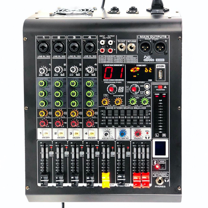 Активний мікшерний пульт 4all Audio MC-400D (350W) 0