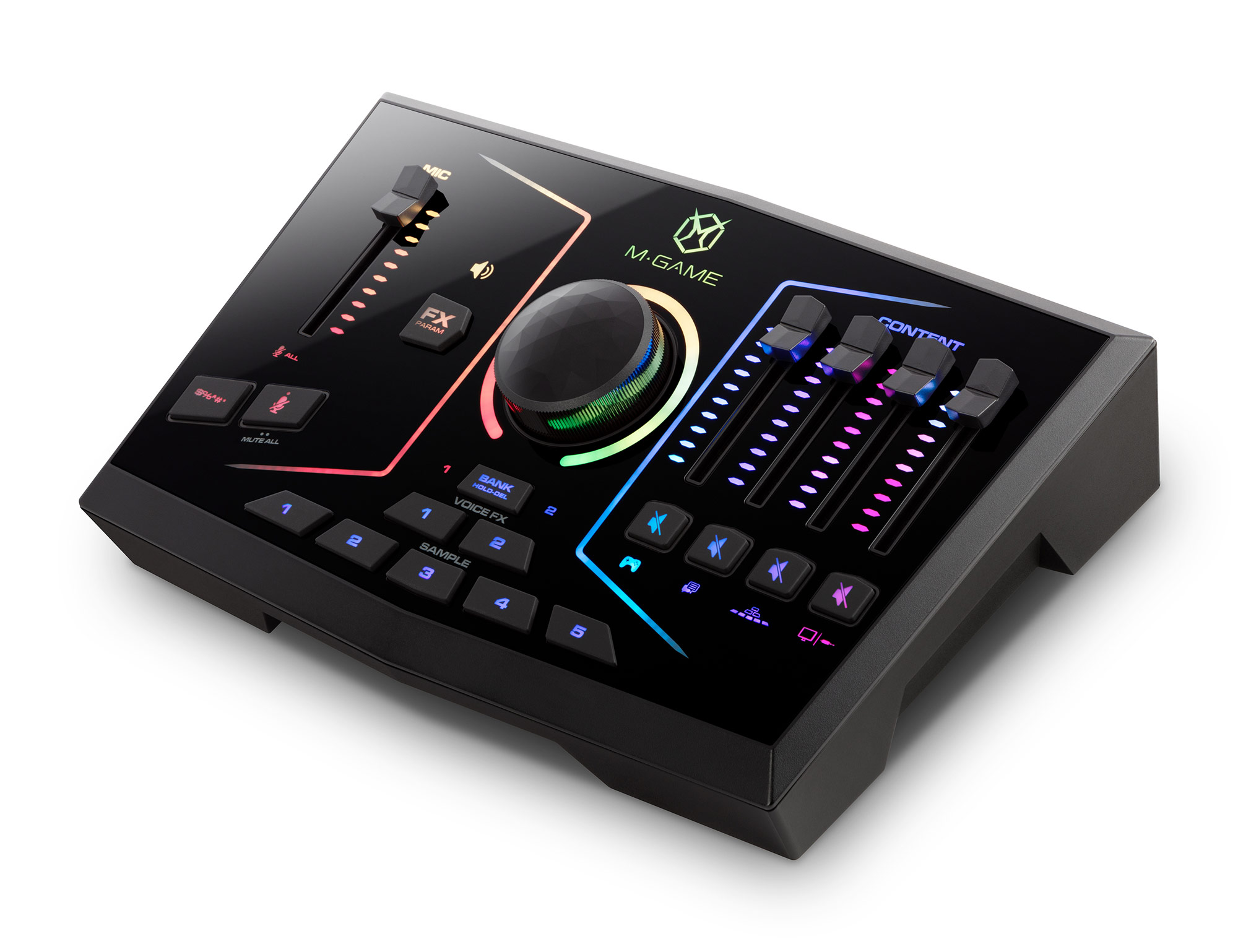 Аудіоінтерфейс M-GAME RGB DUAL для стрімінгу 0