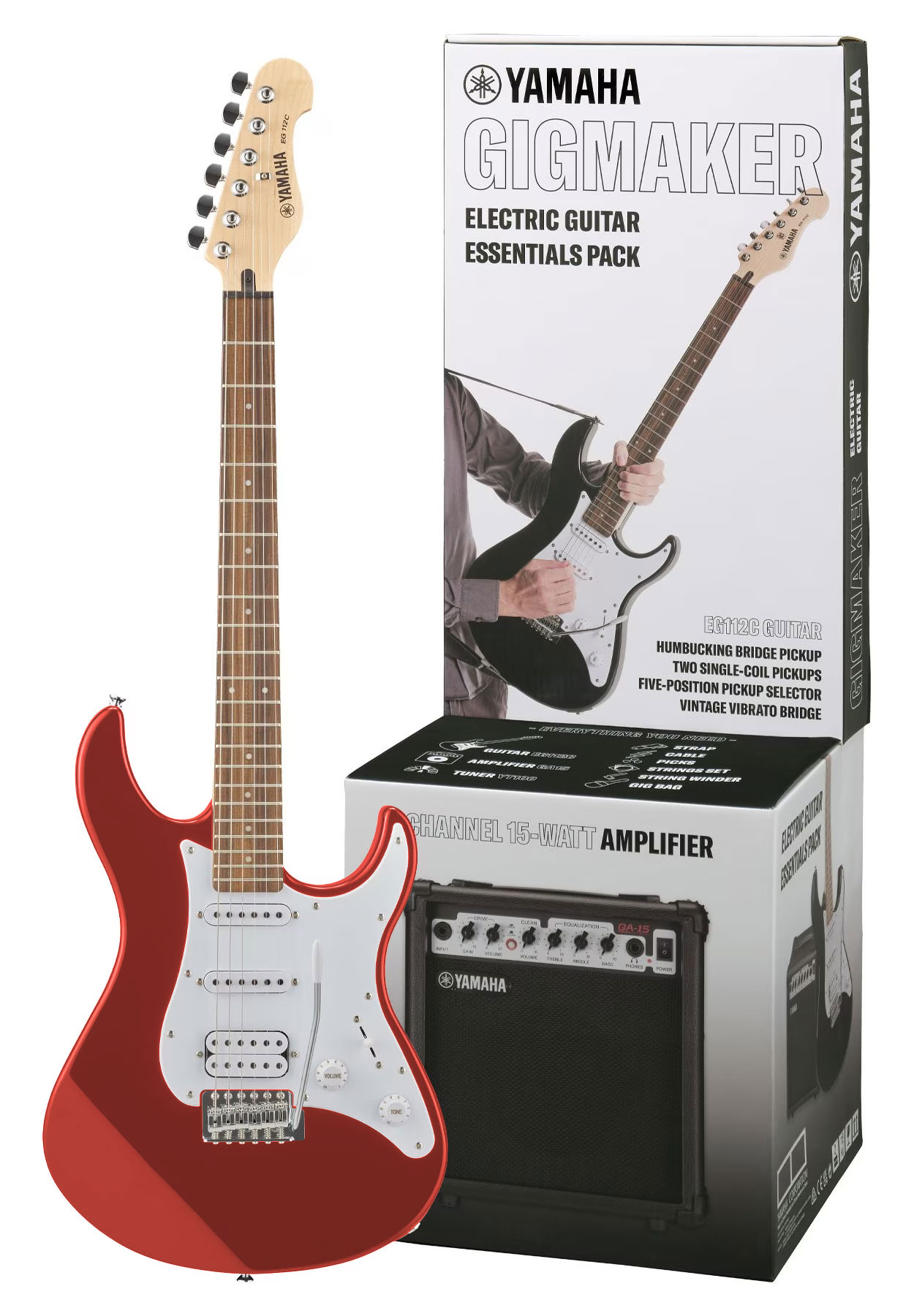 Електрогітарний набір YAMAHA GIGMAKER EG112 GPII (Metallic Red) для початківців 0