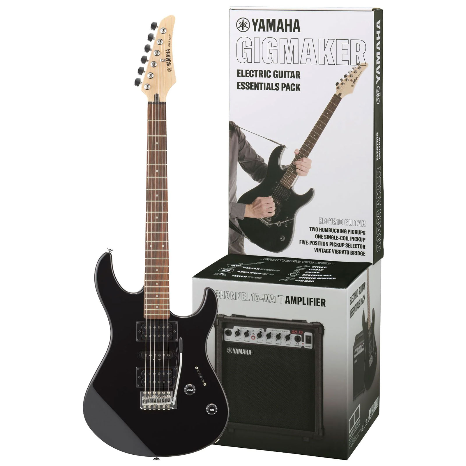 Набір електрогітара з комбопідсилювачем YAMAHA GIGMAKER ERG121 GPII (Black) 0