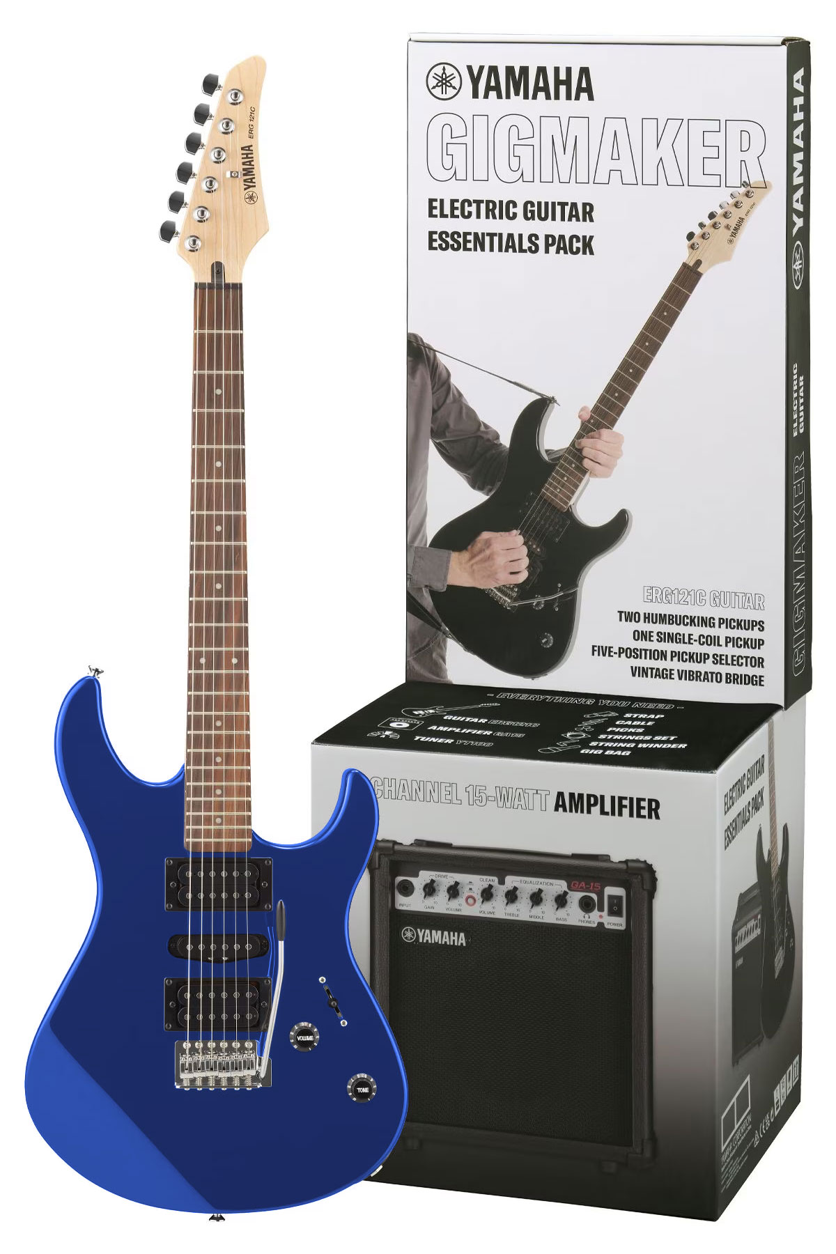 Набір електрогітара з комбопідсилювачем YAMAHA GIGMAKER ERG121 GPII (Metallic Blue) 0