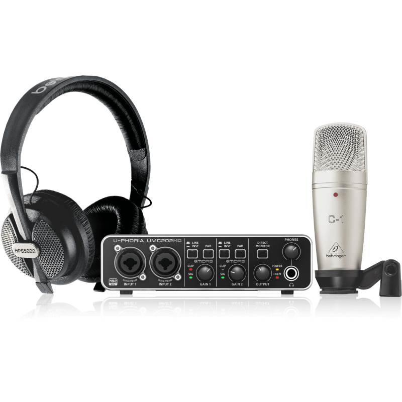 Студійний комплект BEHRINGER U-PHORIA STUDIO (інтерфейс + мікрофон + навушники) 0