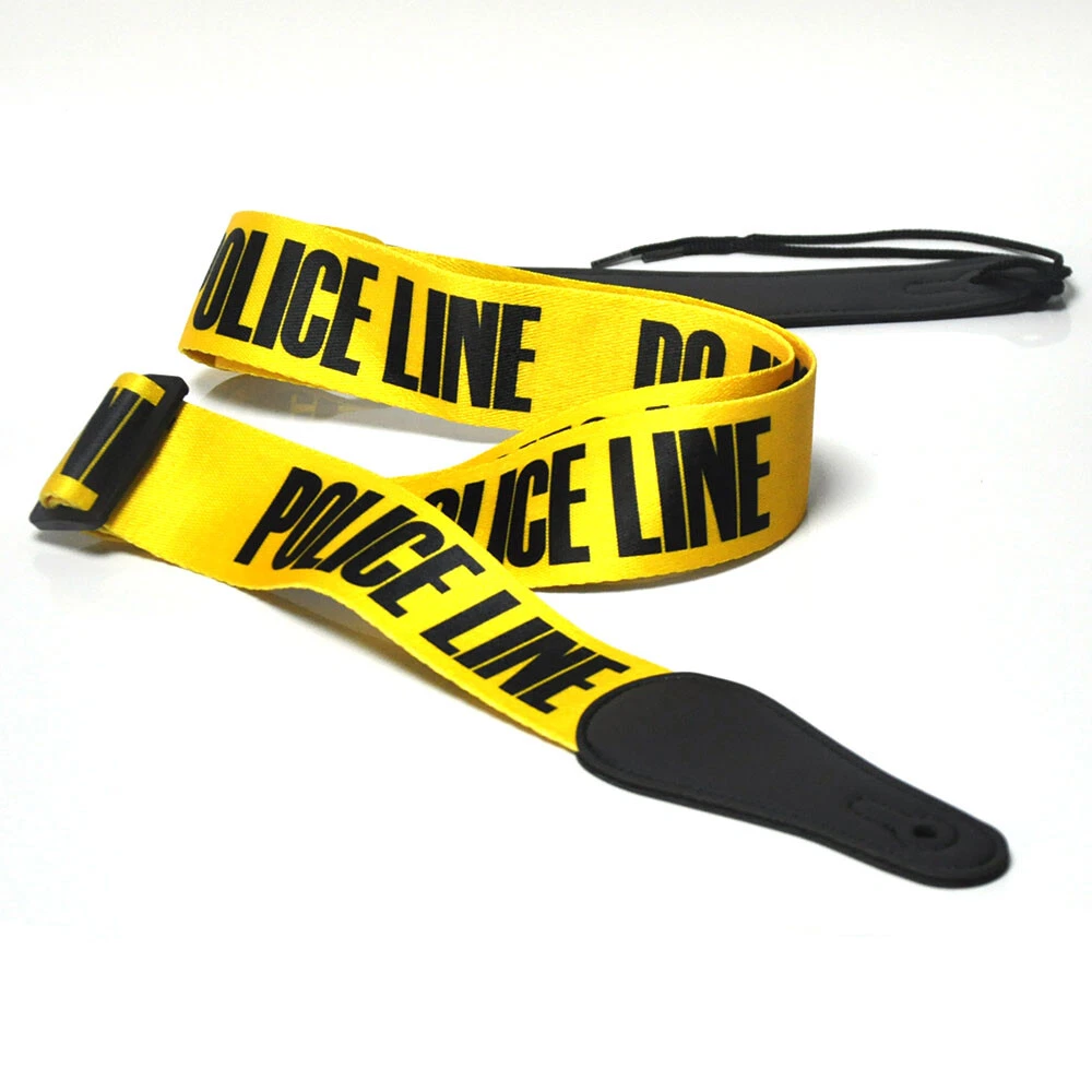 Гітарний ремінь Unbranded жовтий з принтом 0