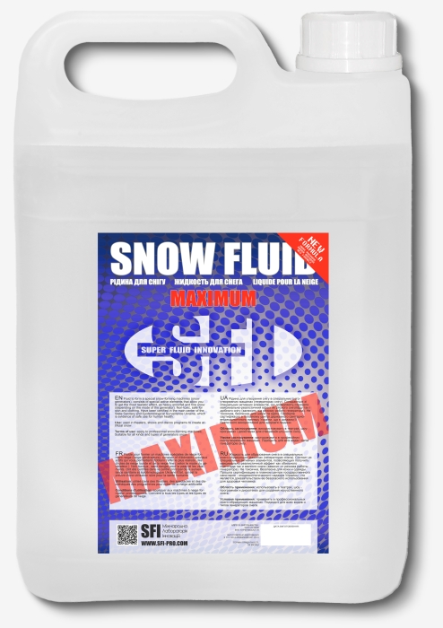 Рідина для снігу Snow Maximum 5 л – концентрат з максимальною продуктивністю 0