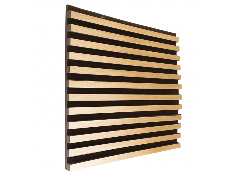 Акустична панель Ecosound Comb Wood Sonoma 100x100 см 50 мм 0