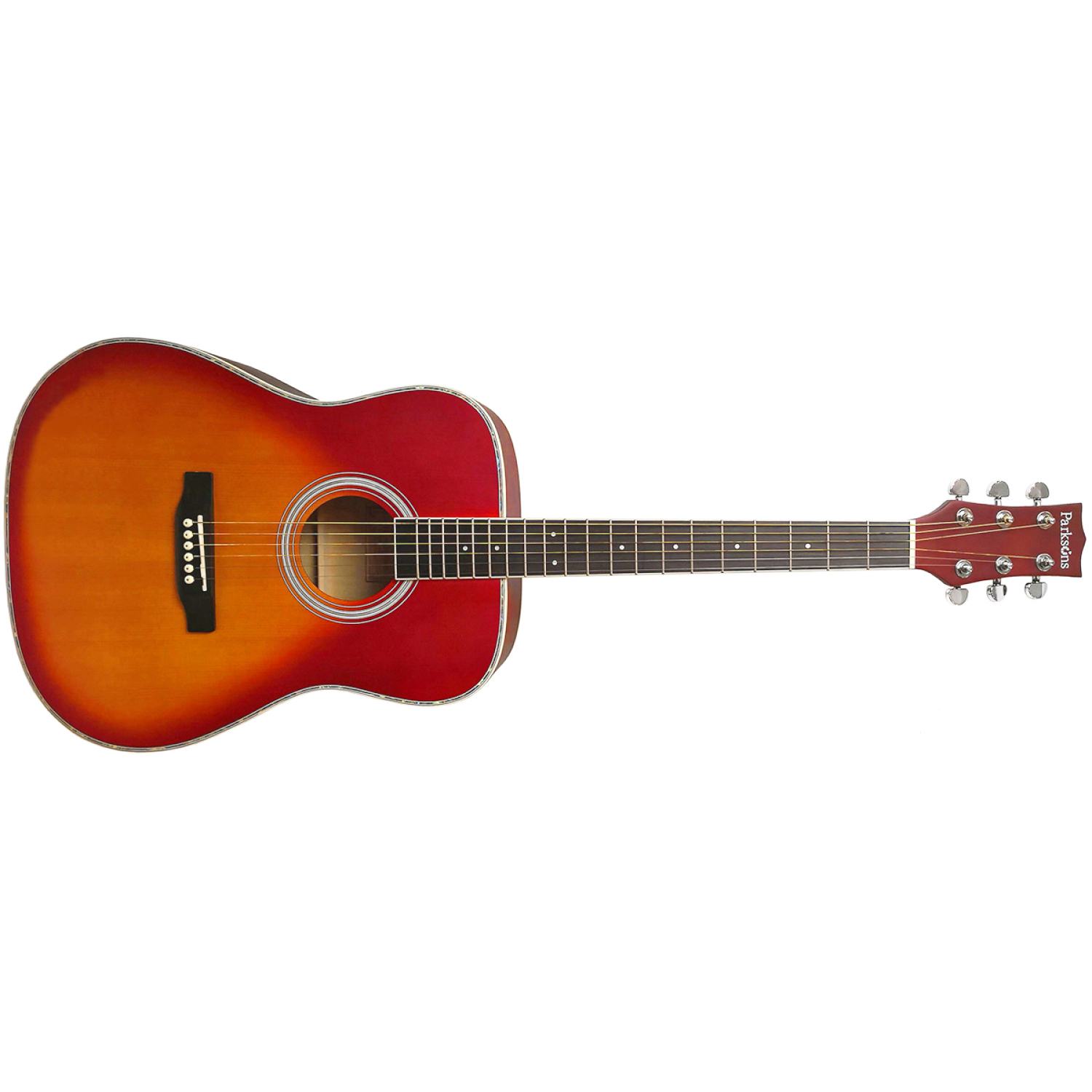Акустична гітара PARKSONS JB4111 Sunburst | Дредноут, 20 ладів, хромована механіка 0