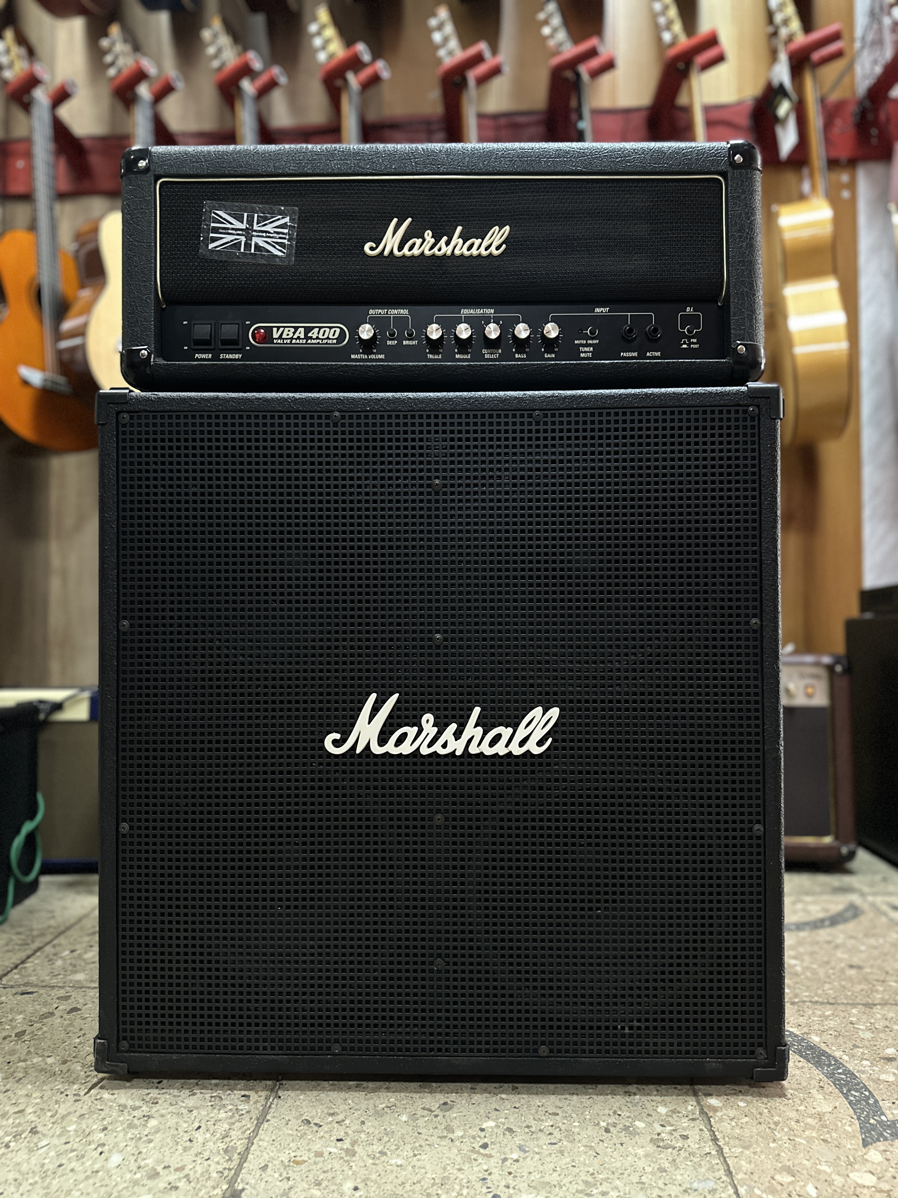 Басовий комплект Marshall VBA 400 + кабінет 4×10" Celestion 0