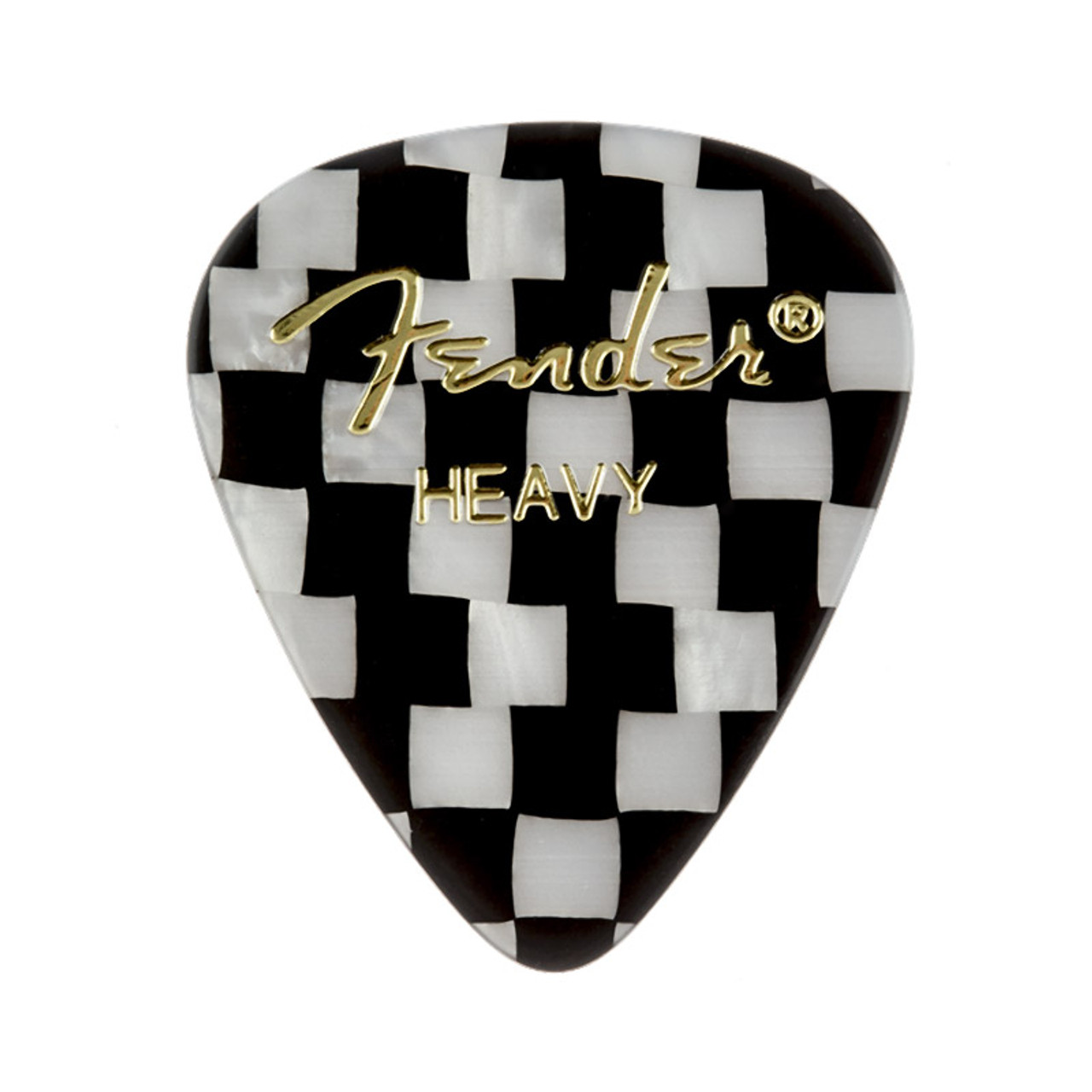 Медіатор FENDER 351 SHAPE PREMIUM PICKS CHECKER HEAVY – 1 мм 0