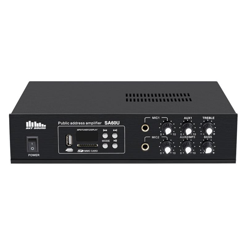 Трансляційний підсилювач потужності SKY SOUND SA-60U Black 0