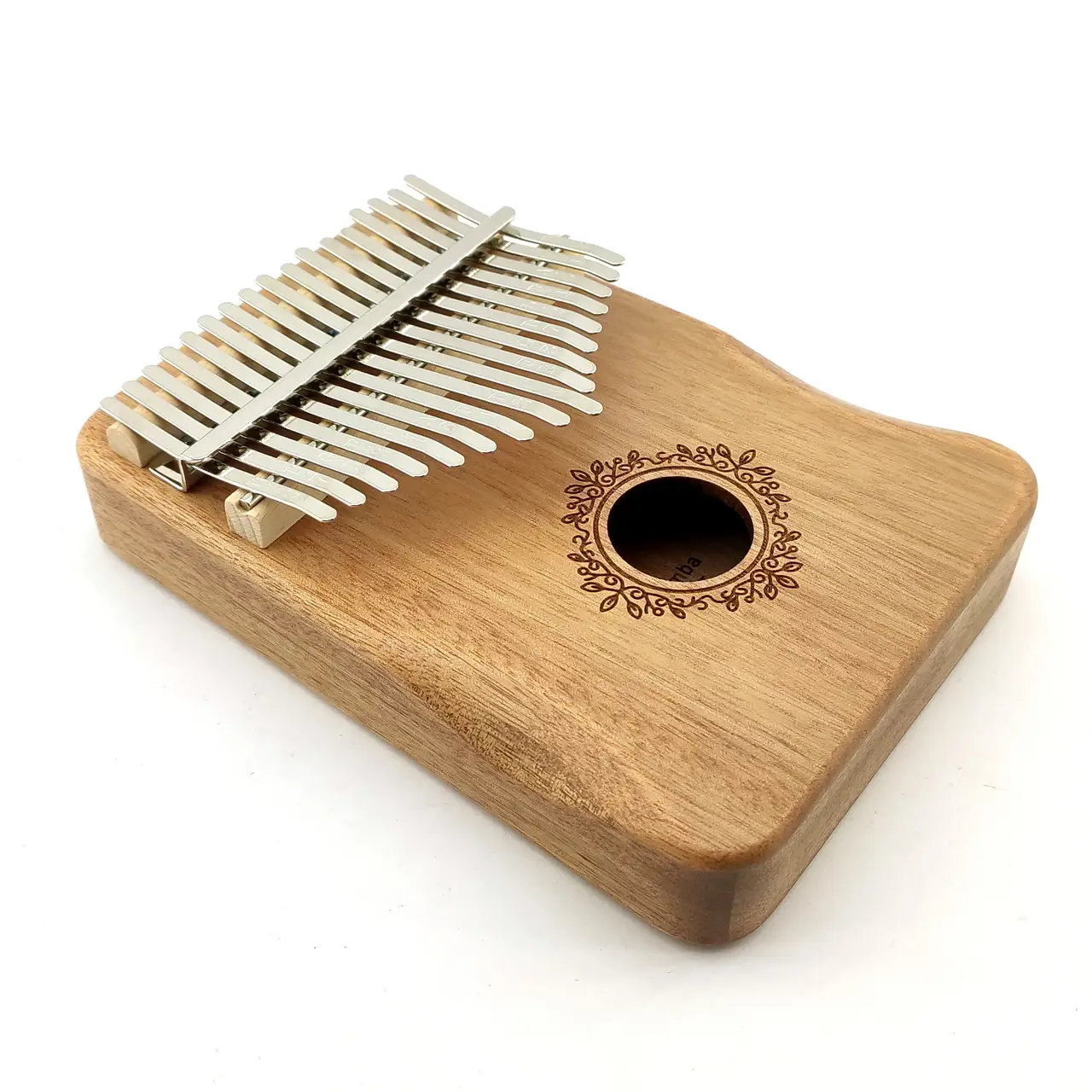 Калімба на 17 клавіш, дерев’яна, коричнева 0