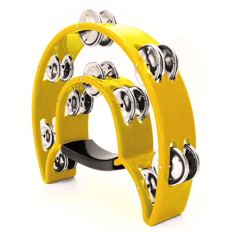 Тамбурин MAXTONE 818 DUAL POWER TAMBOURINE (YELLOW) 0