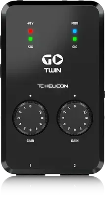 Аудіоінтерфейс TC Helicon GO Twin 0