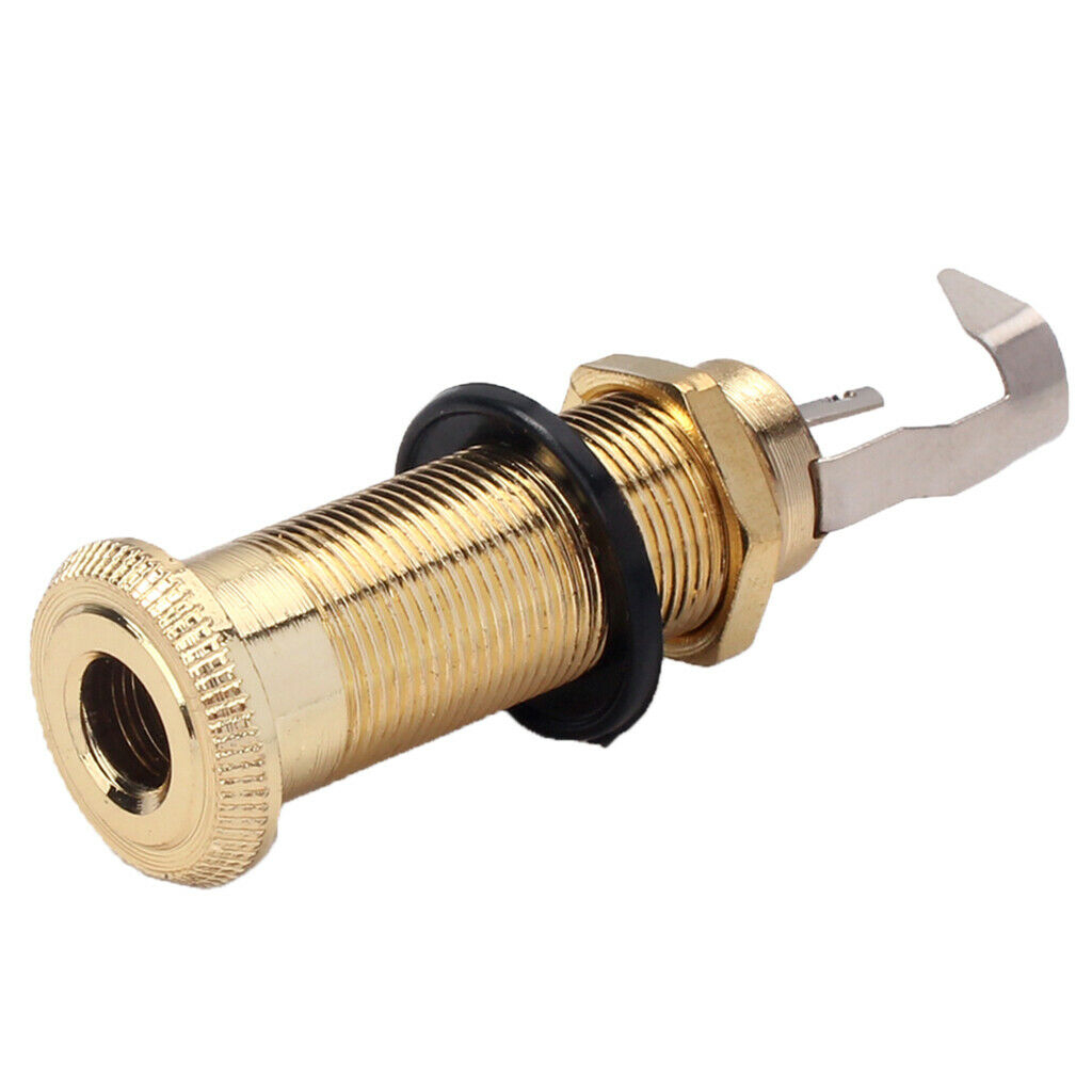 Гітарний роз'єм PAXPHIL LJ20 GD CYLINDER FLUSH MOUNT JACK (Gold) 0