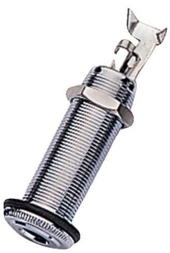 Роз'єм для гітари джек 6,35 мм Partsland Output Socket Chrome 0