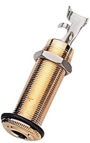 Роз'єм для гітари джек 6,3 мм Partsland Output Socket Gold 0