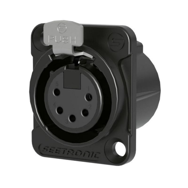 Розетка XLR Seetronic MK5F2C-B (female) 0