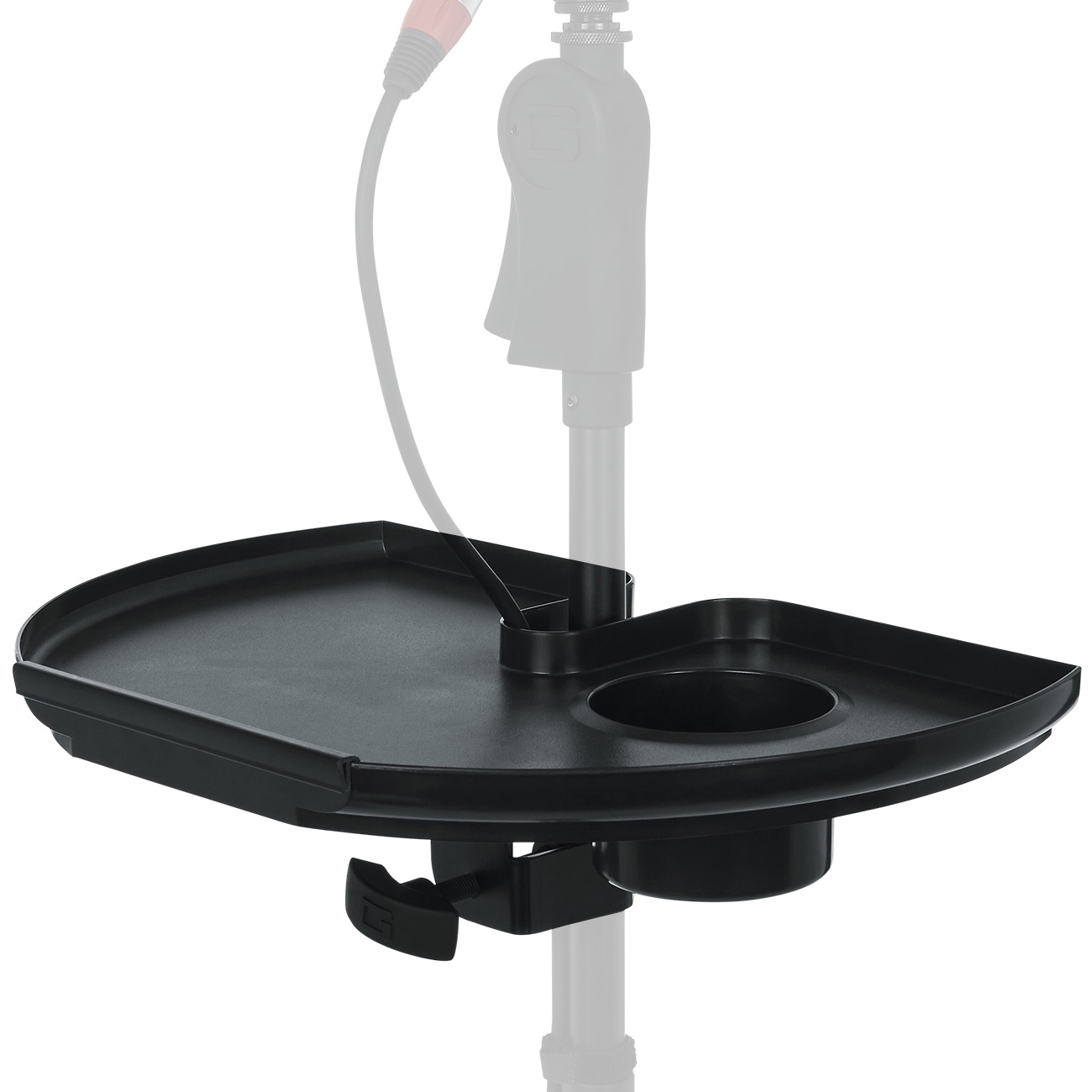 Підставка для аксесуарів на мікрофонну стійку GATOR FRAMEWORKS GFW-MICACCTRAYXL 0