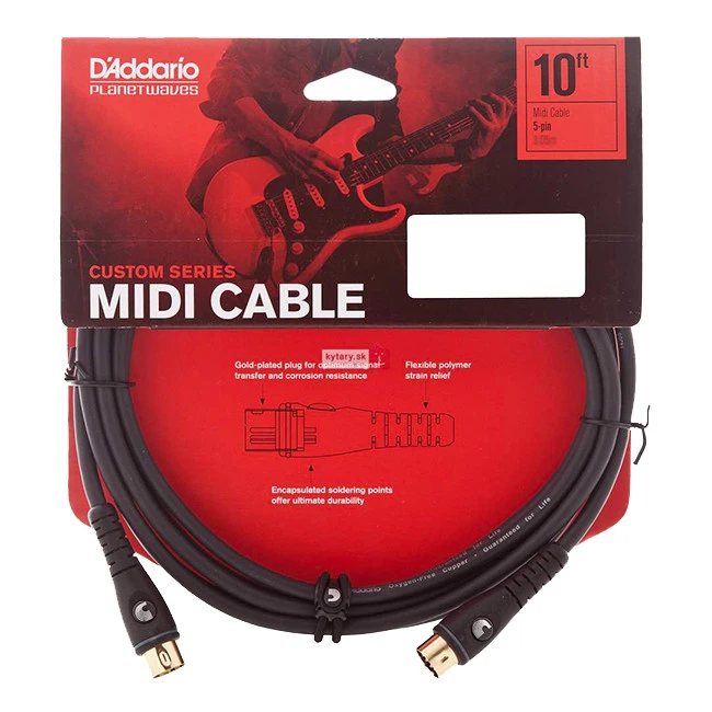 MIDI-кабель D’Addario Custom Series PW-MD-10 3 м 0