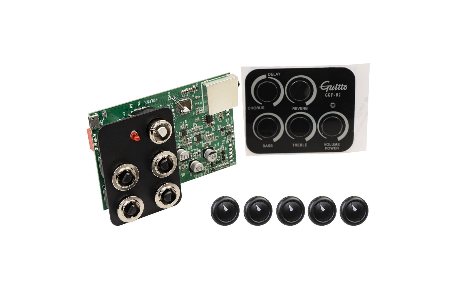 Трансакустичний звукознімач Guitto GGP-02 0