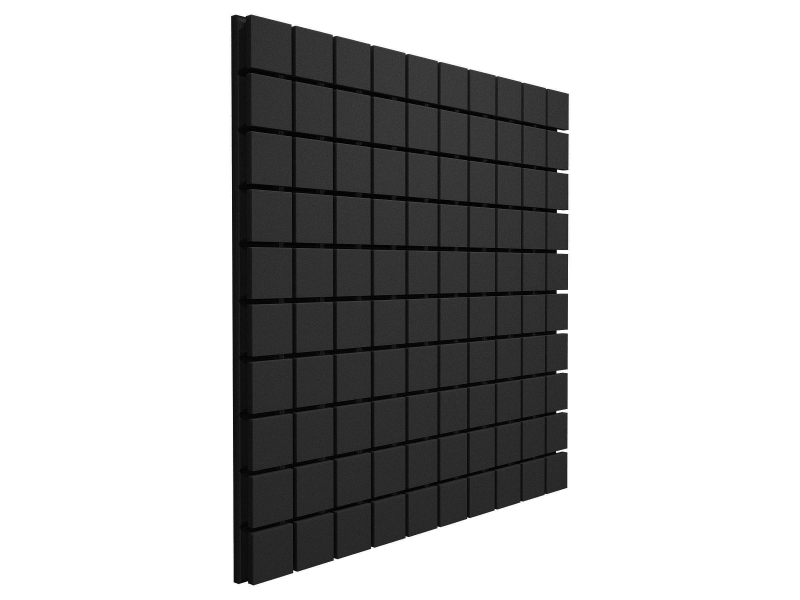 Панель з акустичного поролону Ecosound Tetras Black (100×200 см 20 мм) 0