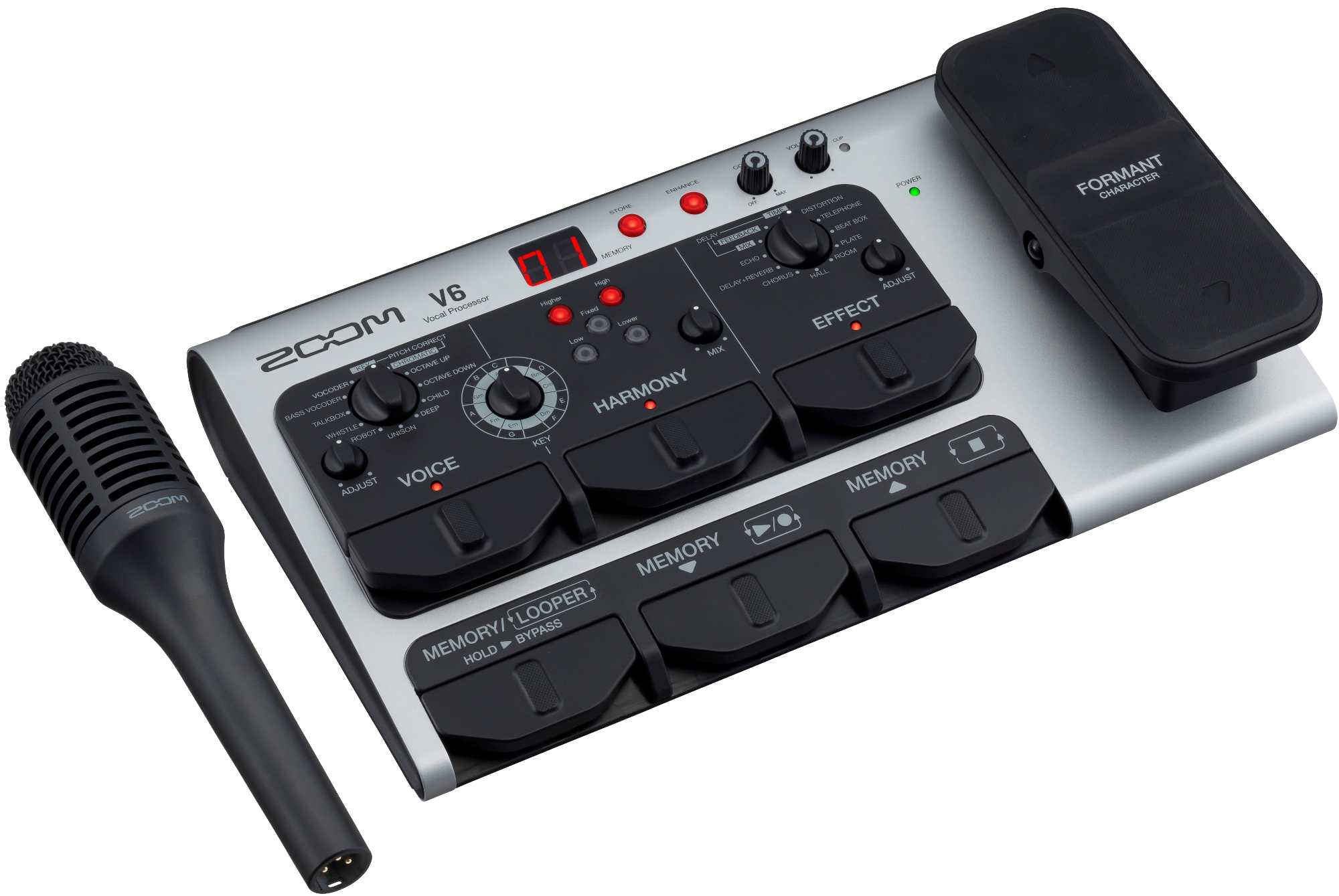 Вокальний процесор Zoom V6 з мікрофоном SGV-6 0