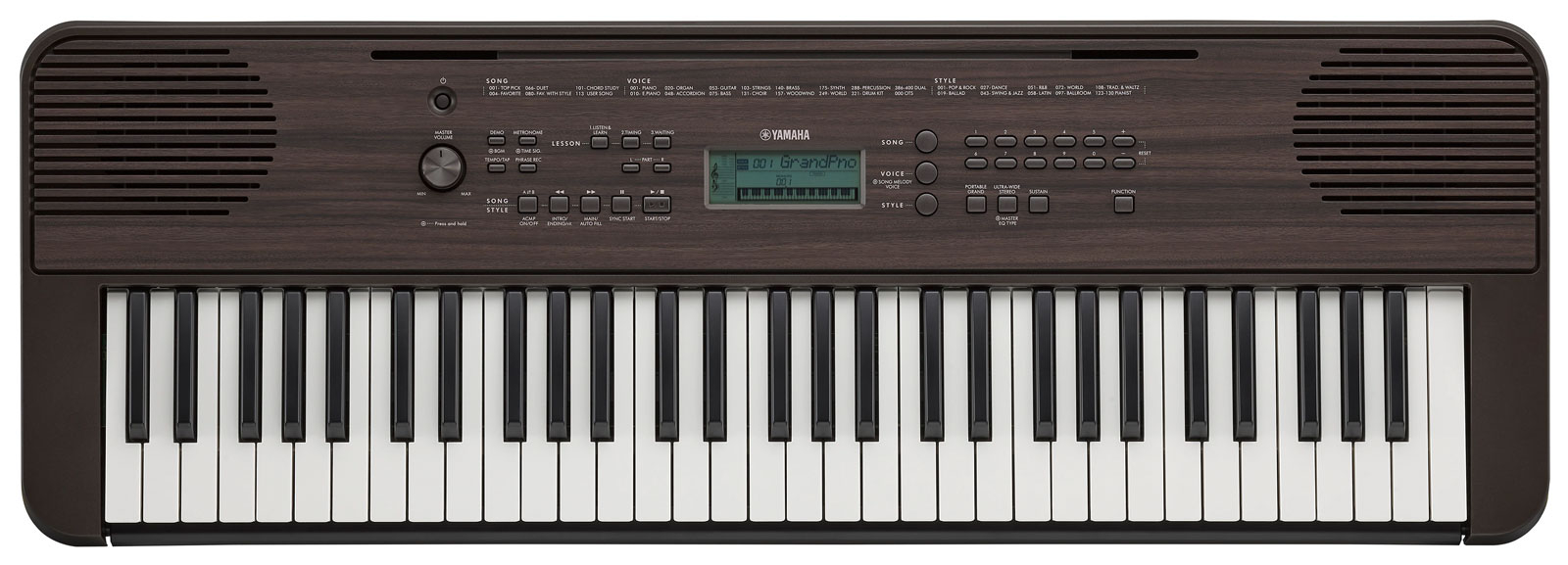 Синтезатор YAMAHA PSR-E360DW Dark Walnut 0