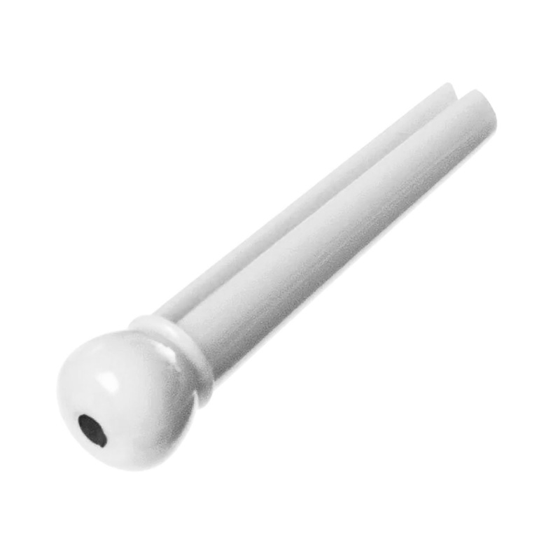 Шпилька для бриджу акустичної гітари MAXTONE MS-021 (білий, з чорною крапкою) 0