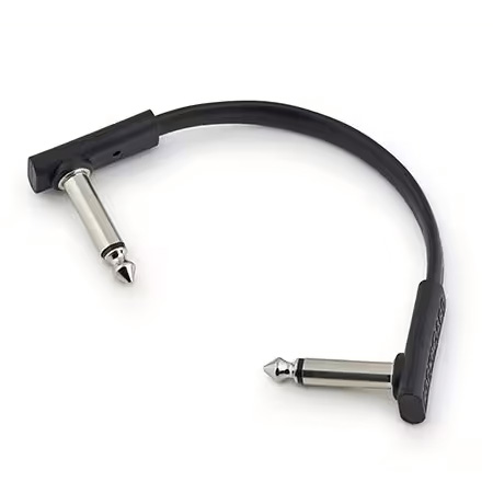 Інструментальний патч-кабель для гітарних педалей ROCKBOARD FLAT PATCH CABLE (10 см) 0