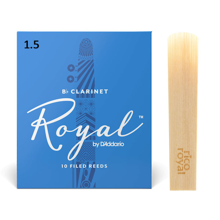 Тростина для кларнета D’ADDARIO Royal Bb #1.5 (1 шт) 0