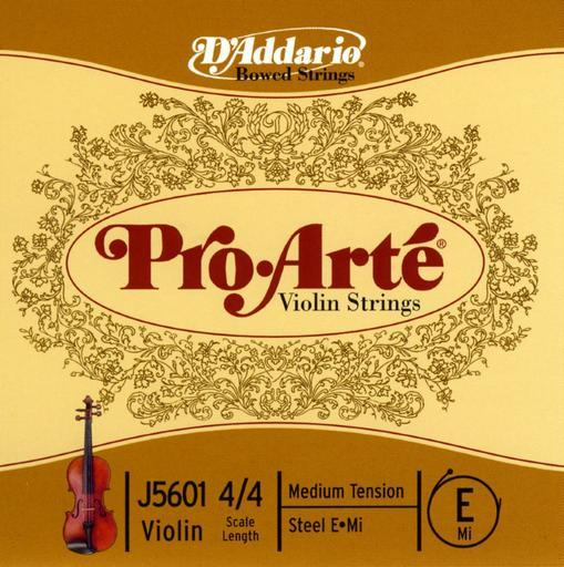Струна D’Addario Pro-Arté E 4/4 Medium Tension для скрипки 0