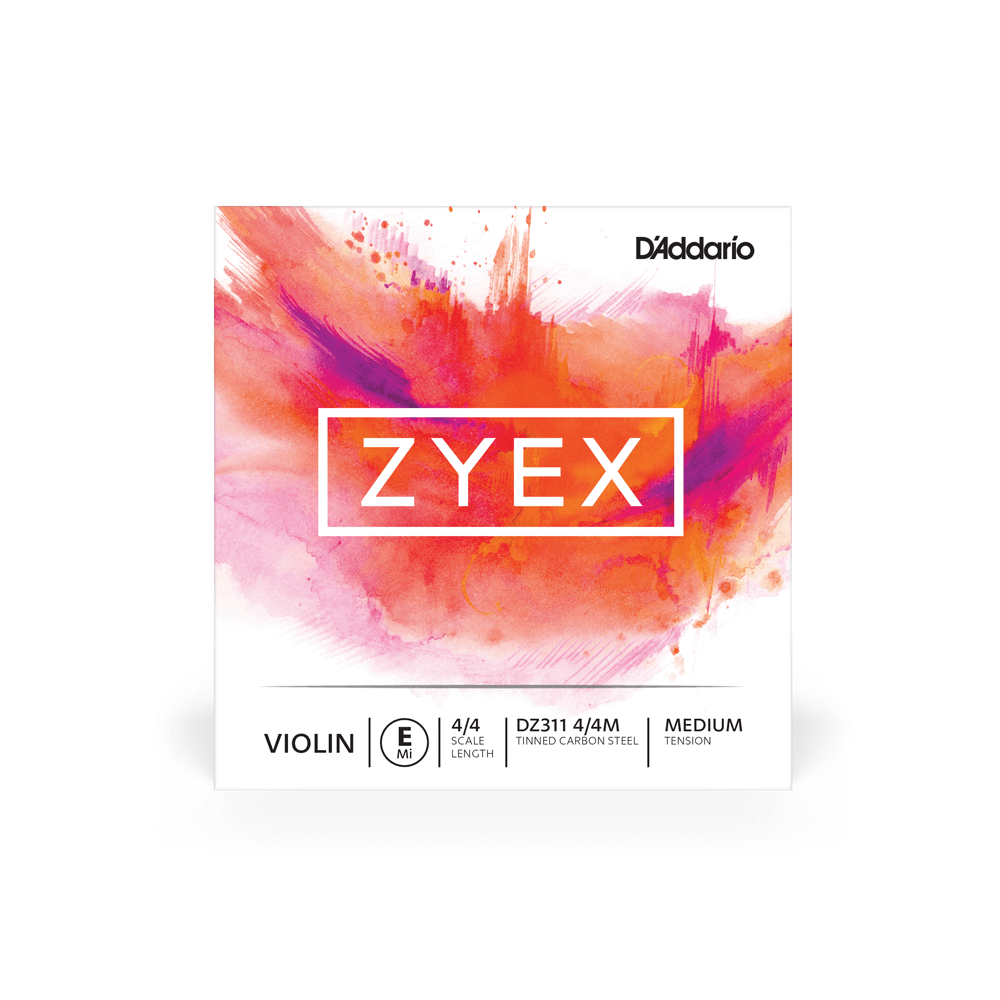 Струна D’Addario Zyex E 4/4 Medium Tension для скрипки 0