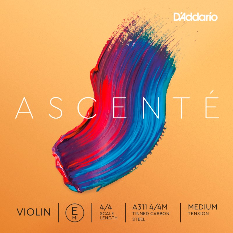 Струна D’Addario Ascenté Мі (E) 4/4 Medium Tension для скрипки 0
