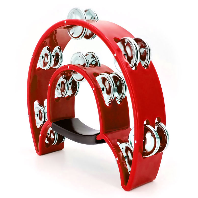 Тамбурин MAXTONE 818 DUAL POWER TAMBOURINE (RED) 0