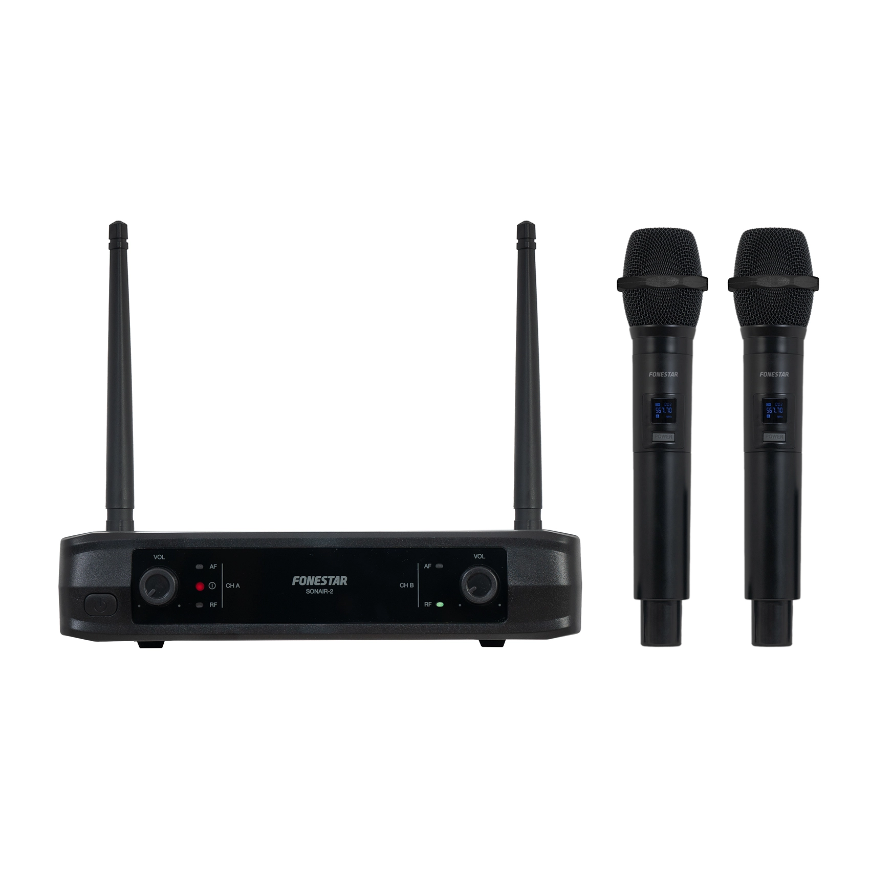 Радіосистема з двома ручними мікрофонами Fonestar SONAIR-2M 0
