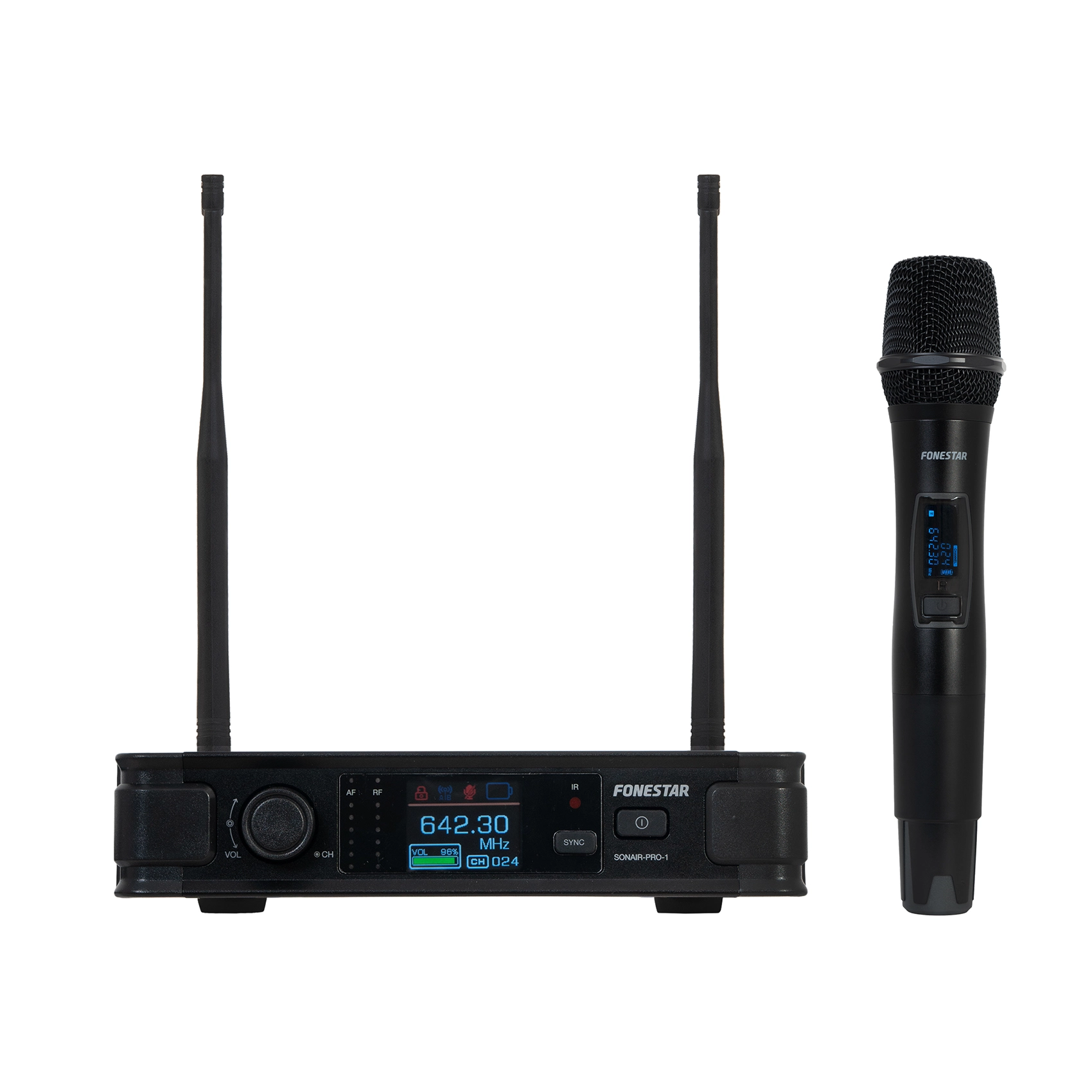 Безпровідна мікрофонна система з ручним мікрофоном Fonestar SONAIR-PRO-1M 0