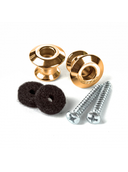 Стреплоки DUNLOP STRAPLOK DUAL DESIGN STRAP BUTTON SET - GOLD 0